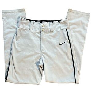 Nike Kids Baseball Pants Dri-Fit Grey and Black